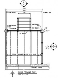 Deck Framing Plan